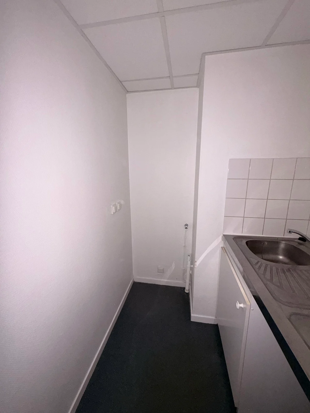 Dépose de l'ancienne kitchenette
