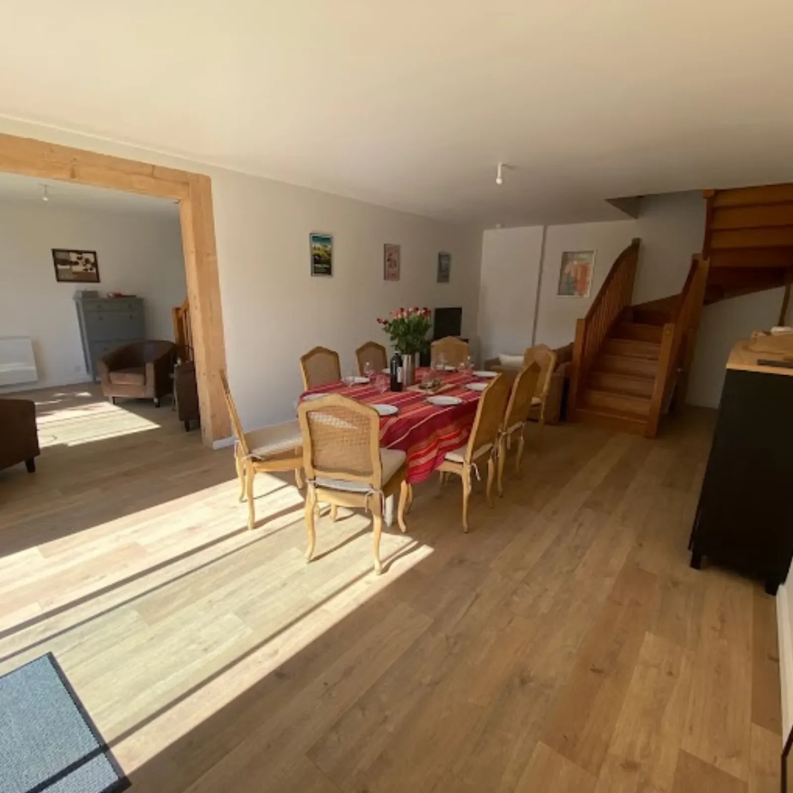 Création de gîtes — vue du chantier